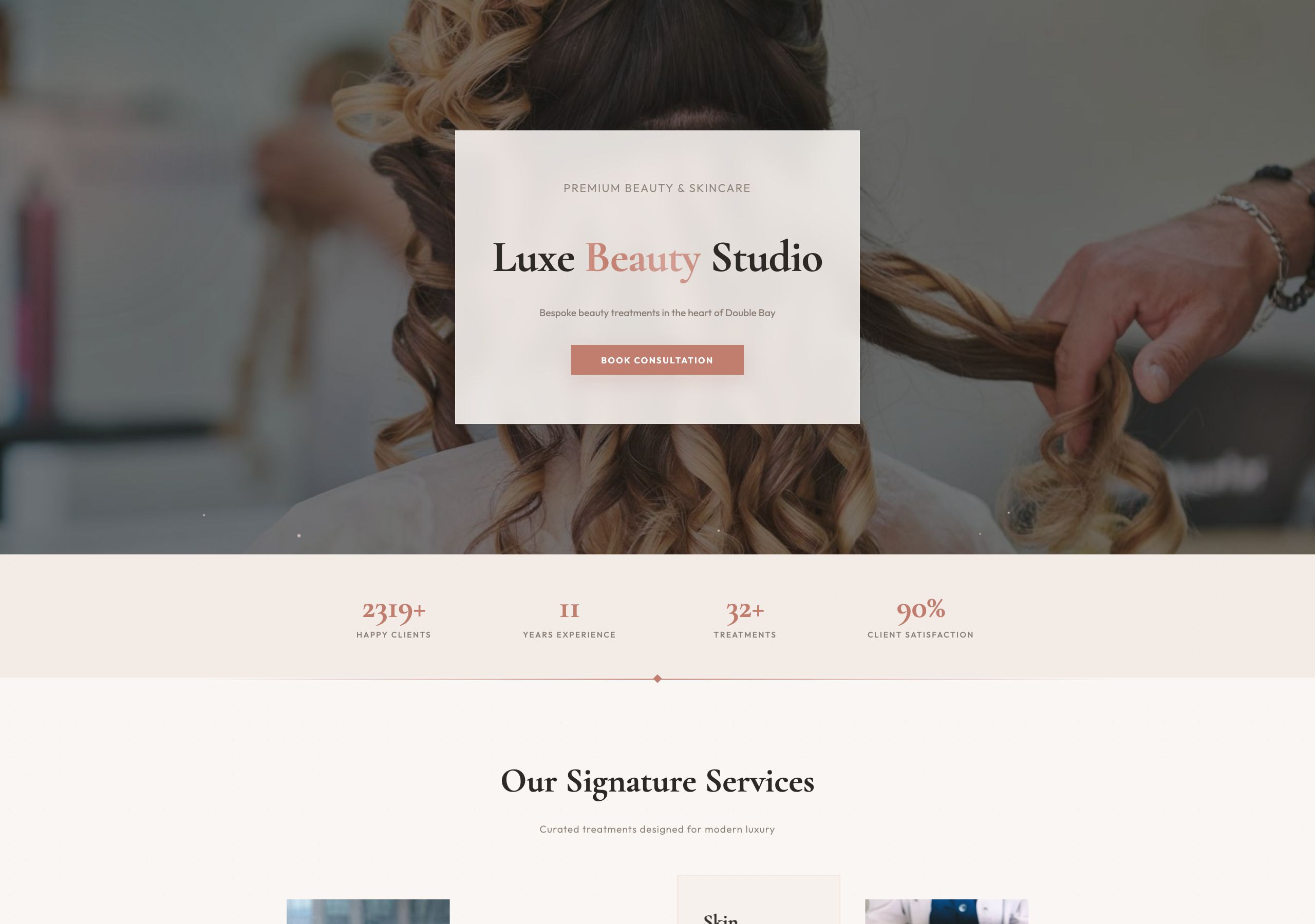 Luxe Beauty Studio — Beauty Salon