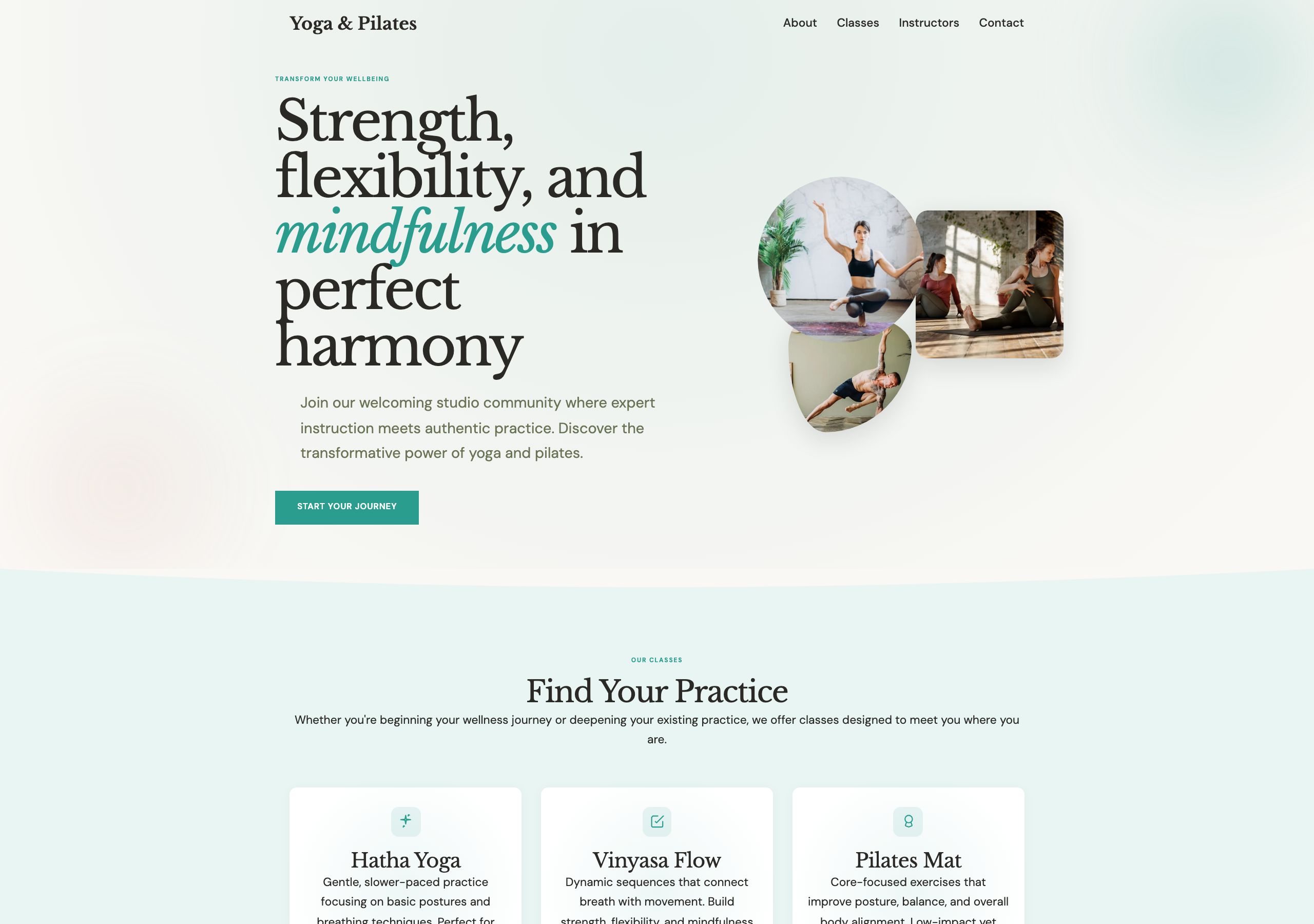 Yoga & Pilates — Yoga & Pilates