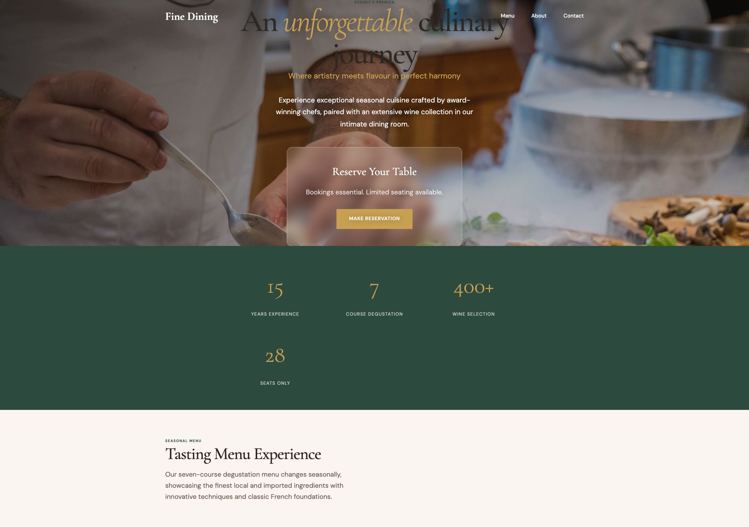 Fine Dining — Fine Dining