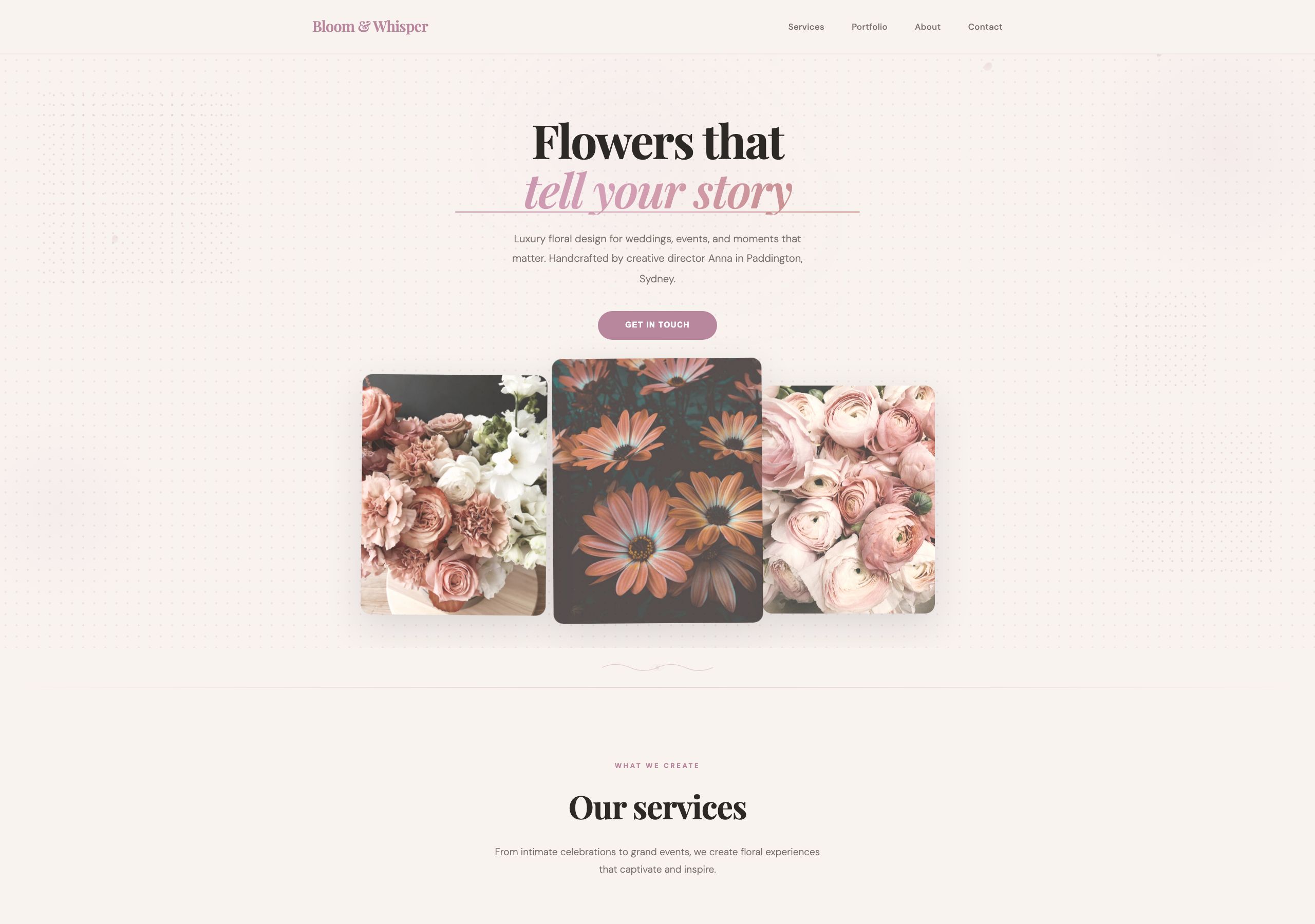 Bloom & Whisper Florals — Florist