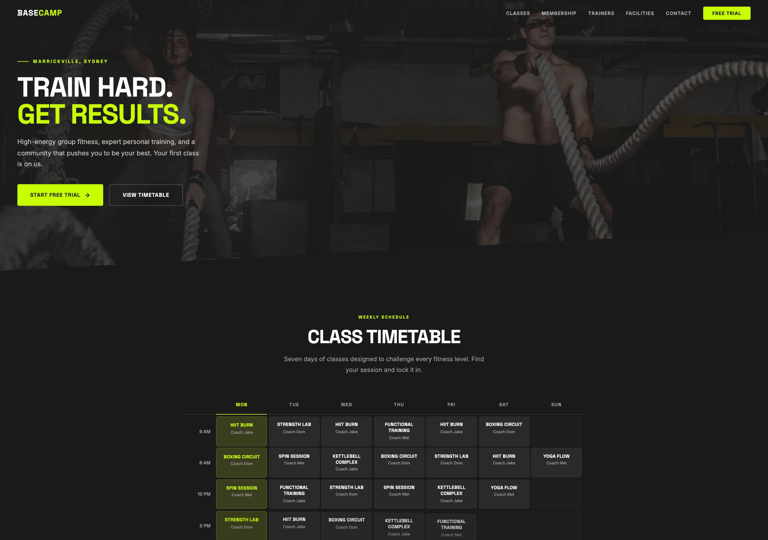BASECAMP Fitness — Gym