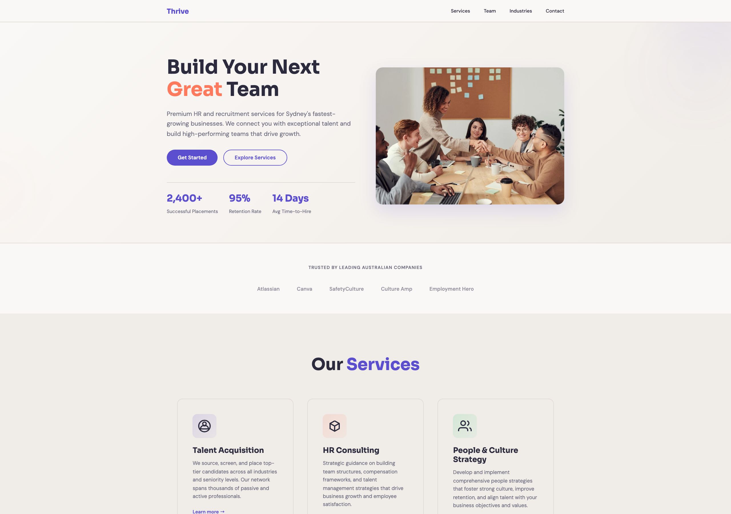 Thrive People — HR & Recruitment