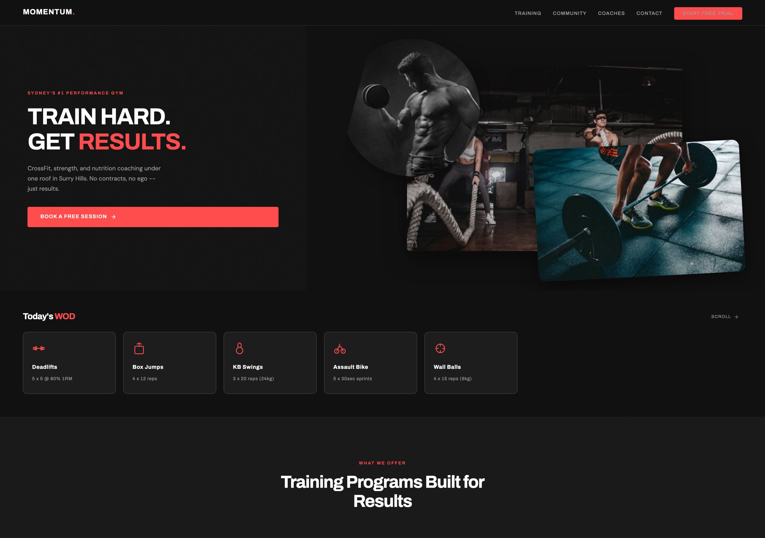 MOMENTUM Performance — Gym & CrossFit