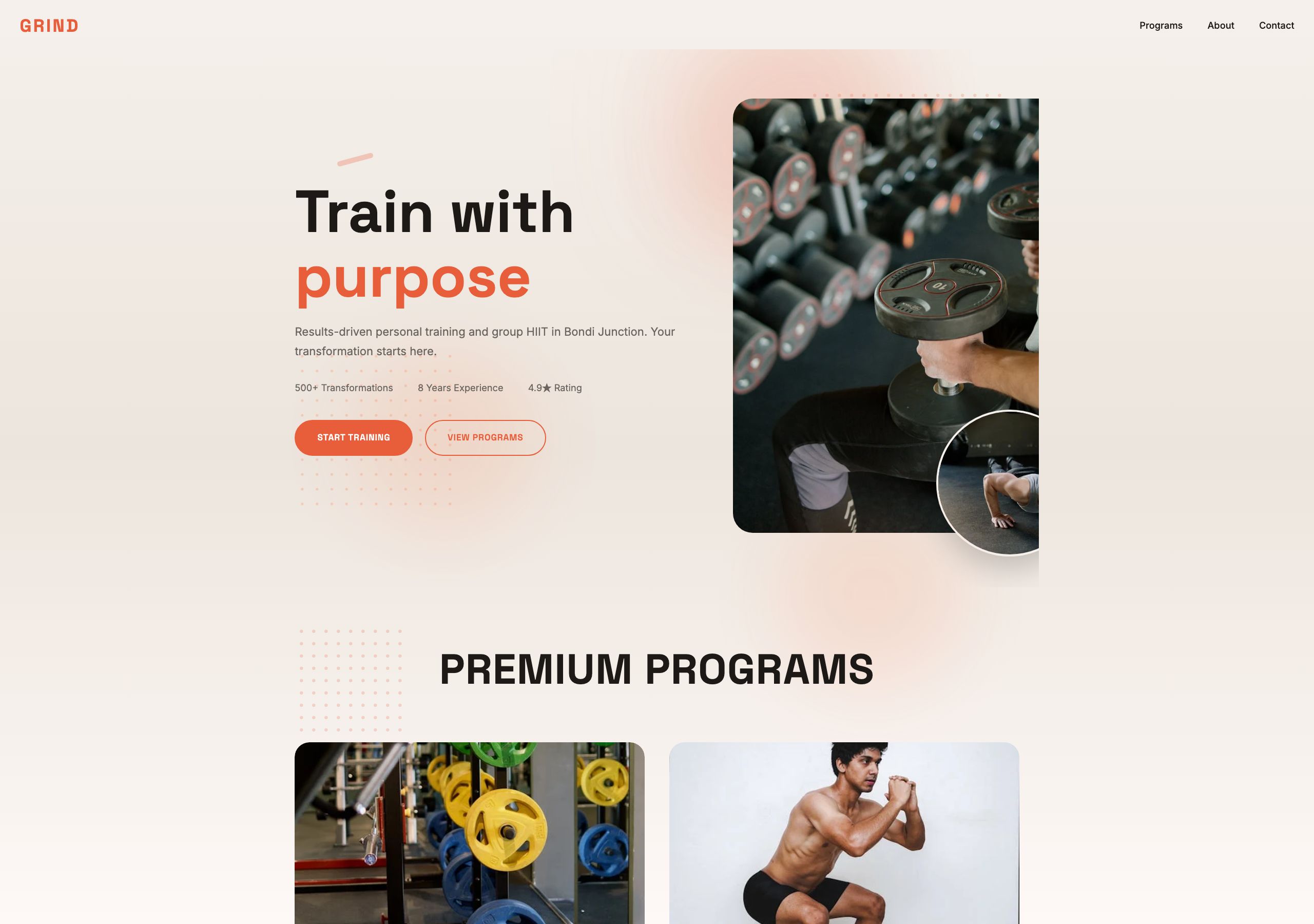 GRIND Performance — Personal Trainer