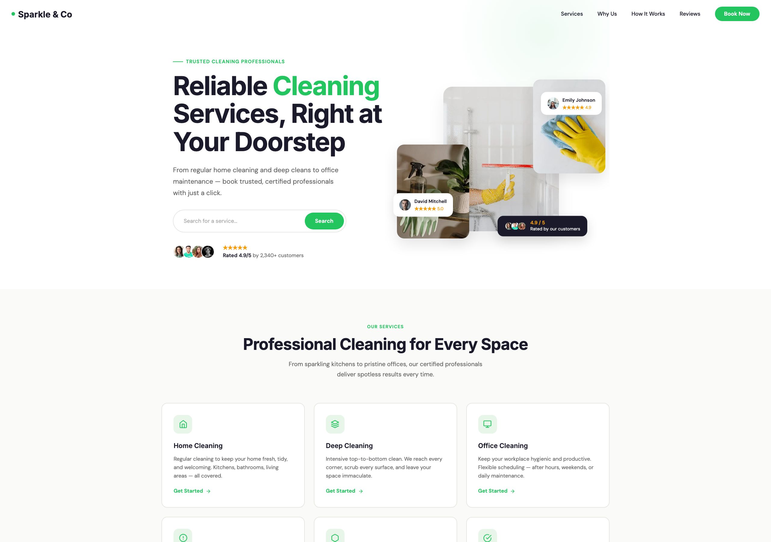 Sparkle & Co — Cleaning Services