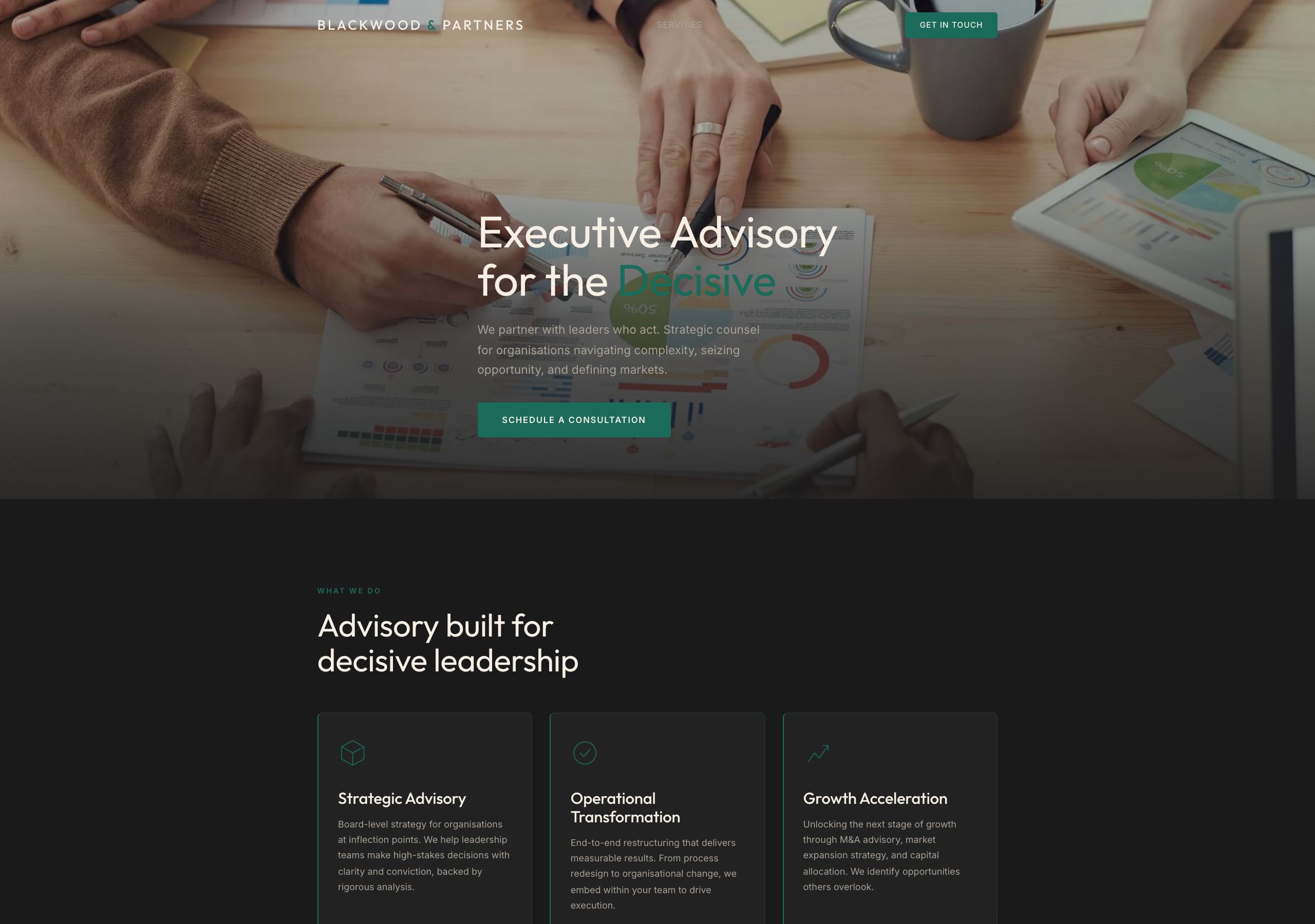 Blackwood & Partners — Executive Consulting