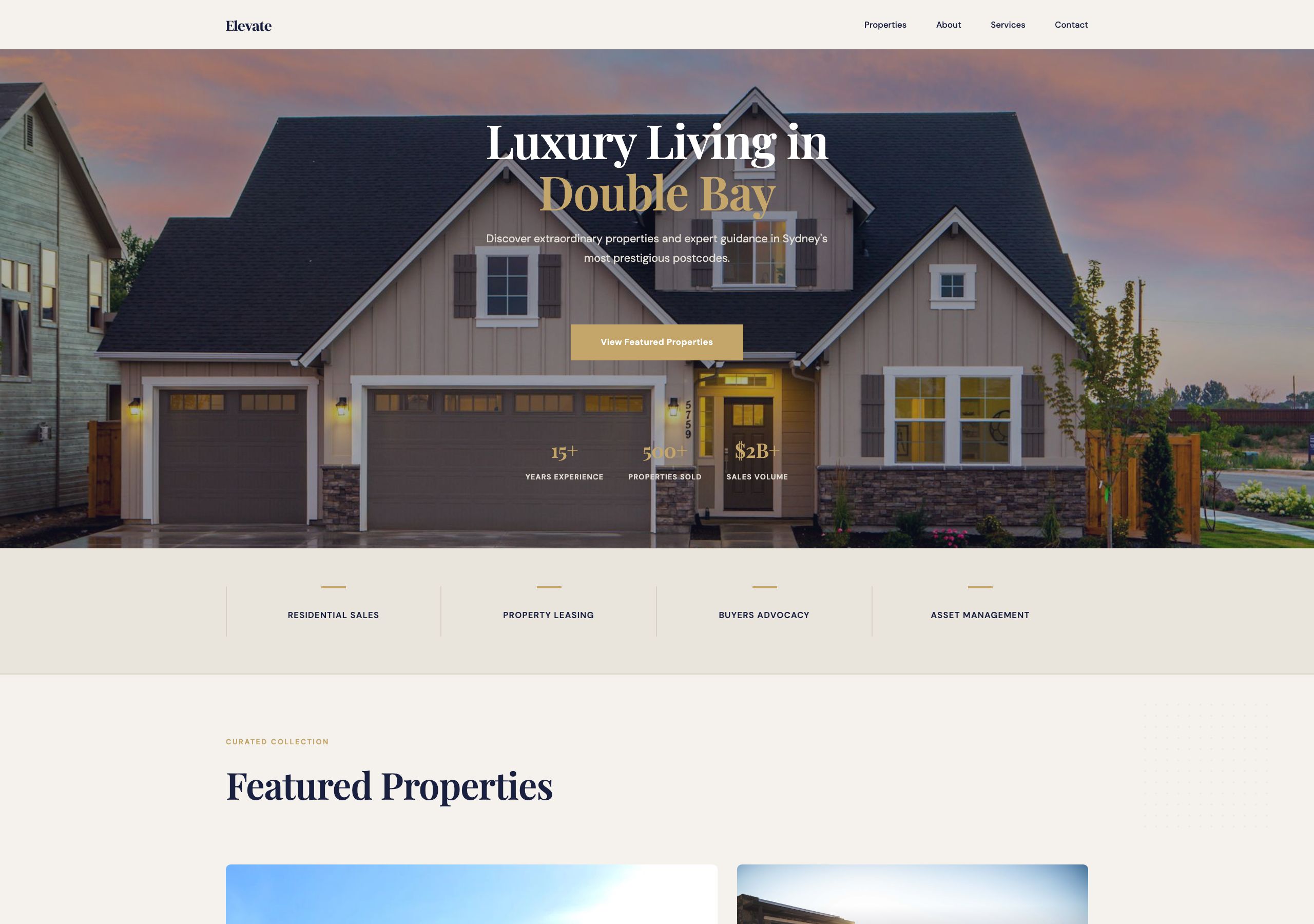 Elevate Property Group — Real Estate Agency