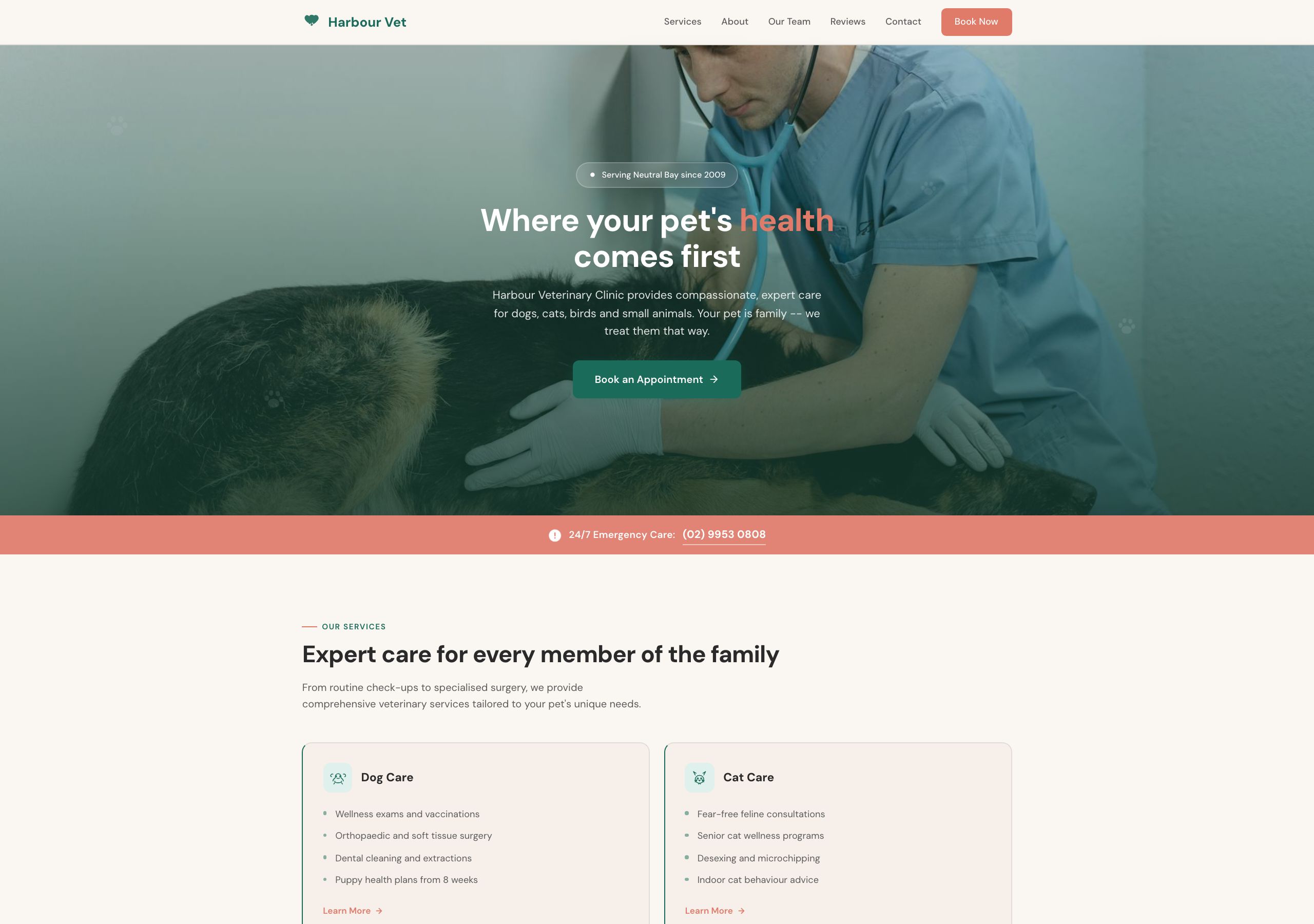 Harbour Vet — Veterinary Clinic