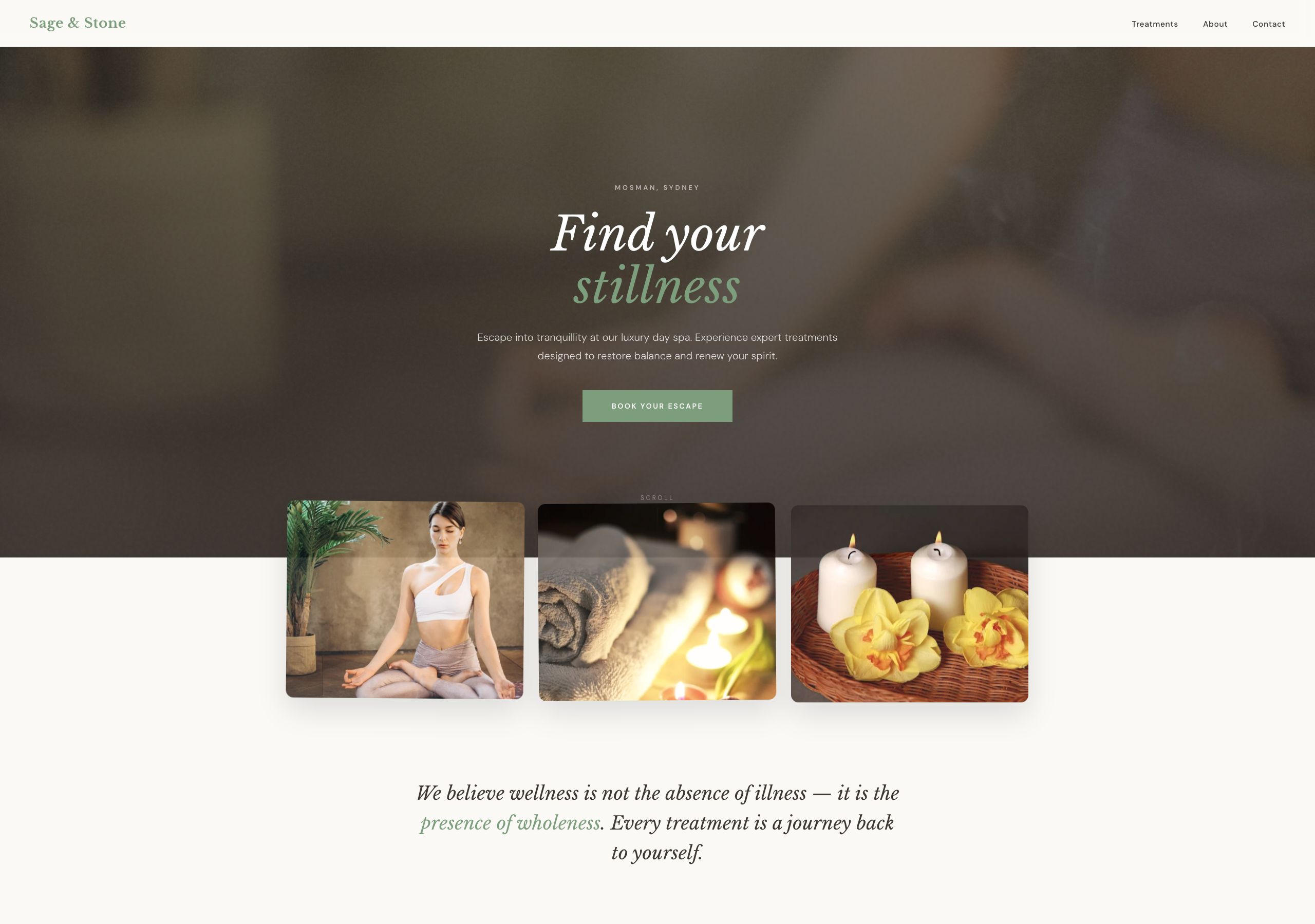 Sage & Stone Wellness — Yoga Studio